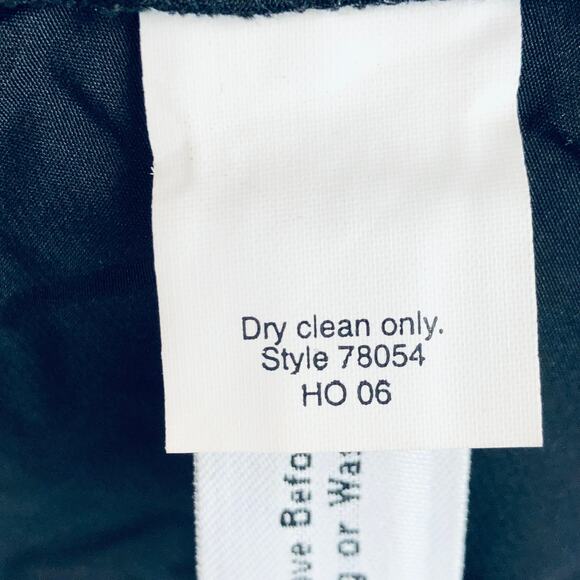 J.Crew V-Neck Front & Back Black Silk Sleeveless Cocktail Dress - Size 12 Y2K - Picture 13 of 14